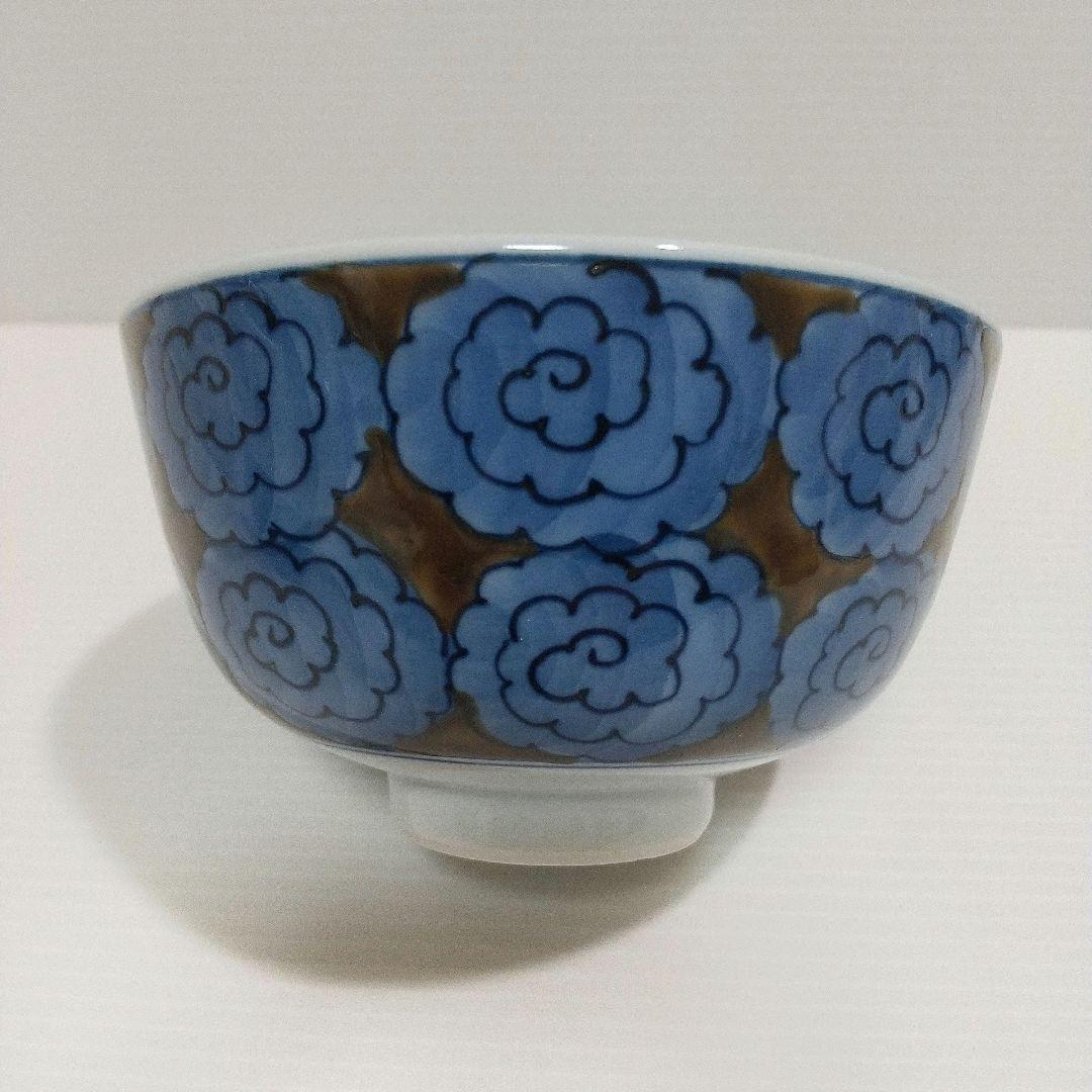 源右衛門 五色 茶碗 染錦雲紋 飯碗 5個 セット 有田焼