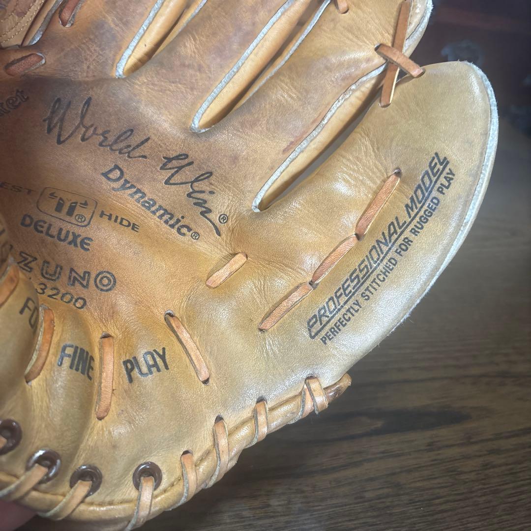 70'S MIZUNO ミズノ ワールドウィン 青カップ グローブ オリジナル