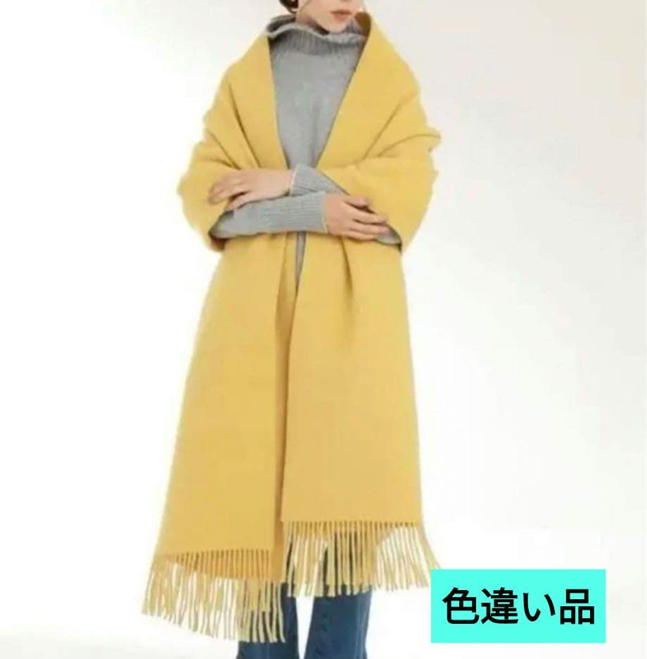 タグ付き未使用品　アソースメレ　ASAUCE MELER　大判ストールマフラー