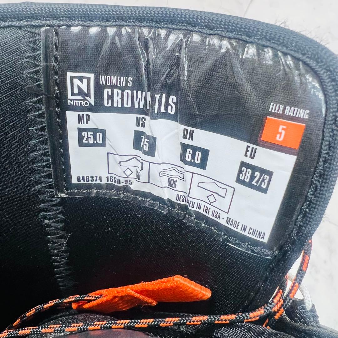 NITRO レディース 25cm スノーボードブーツ TLS Cloud6 美品