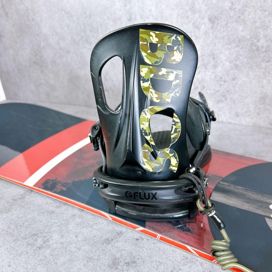 FLOWフロウ150センチ×FLUXバイン2点セット メンズスノーボード