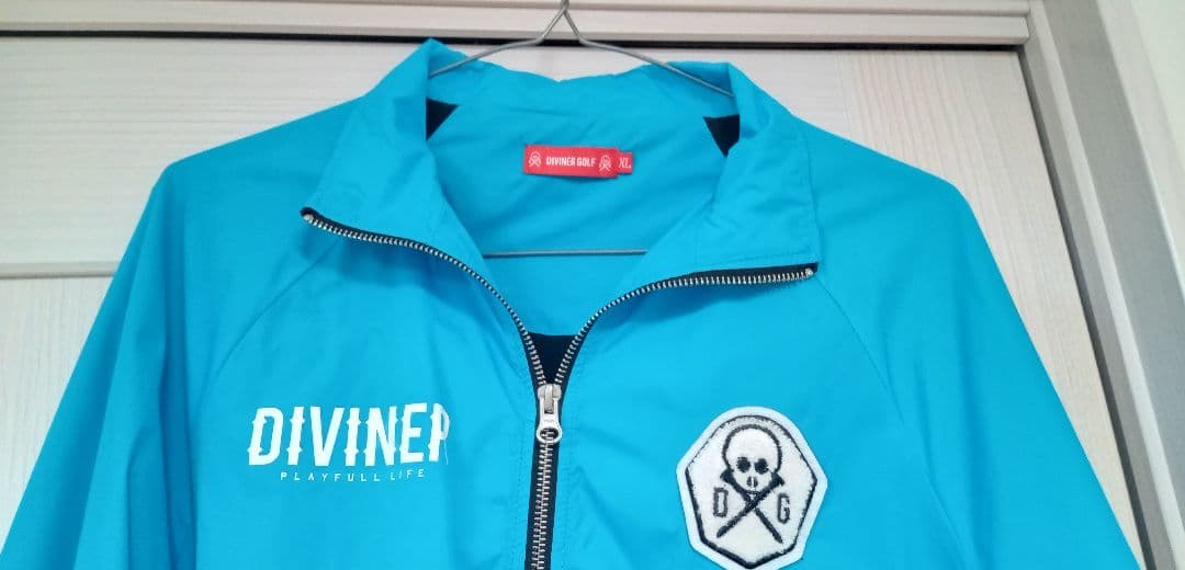 ディバイナーゴルフ ジャケット トミー ブルー