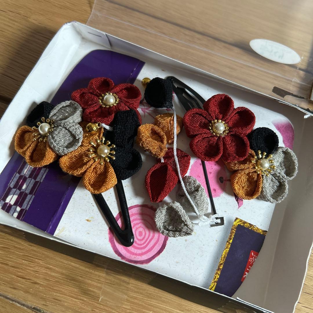 七五三　七歳　着物フルセット　紫　帯　小物一式　草履