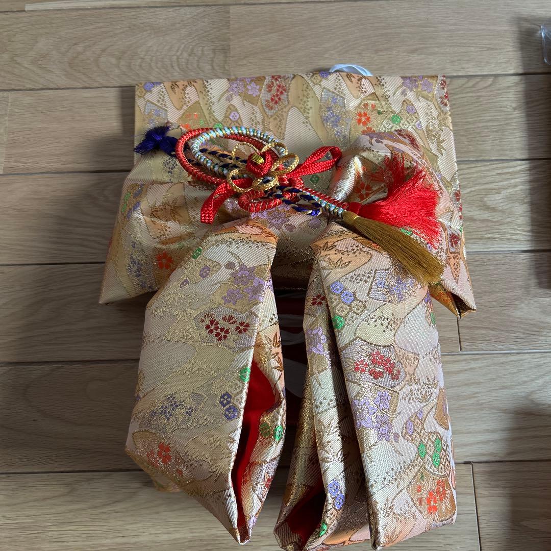 七五三　七歳　着物フルセット　紫　帯　小物一式　草履