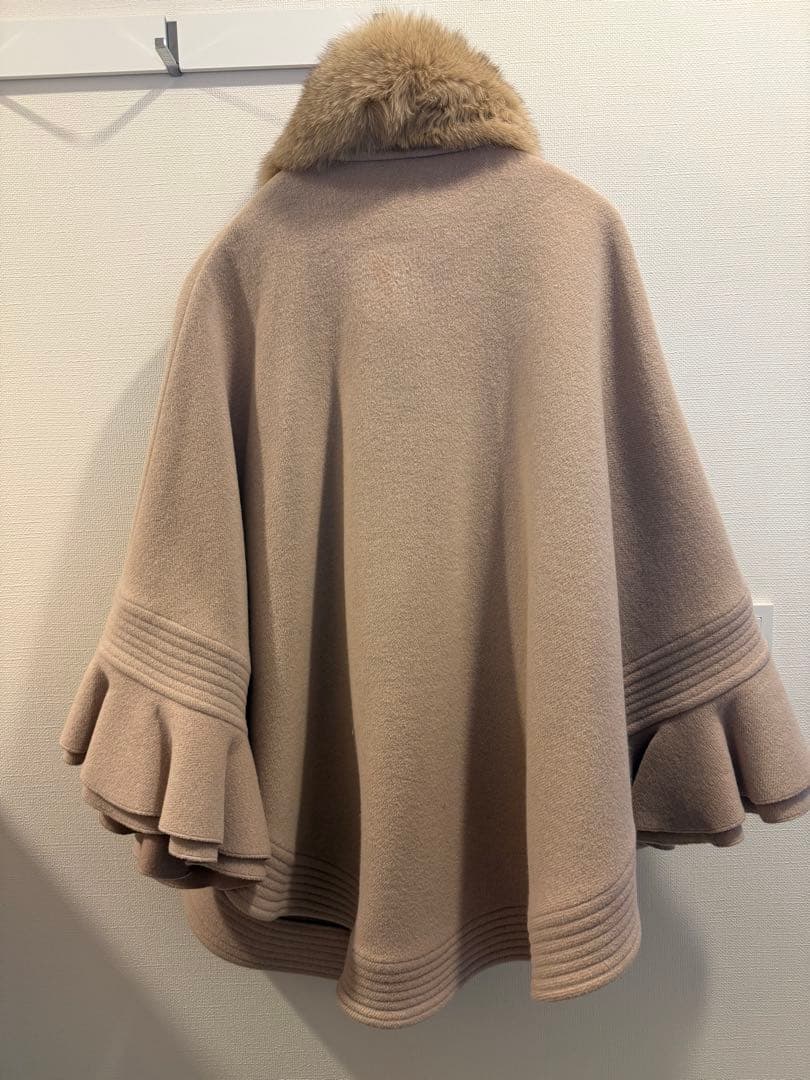 【定価10万→1.2万】ダブスタ　ポンチョ ファー取り外し可能