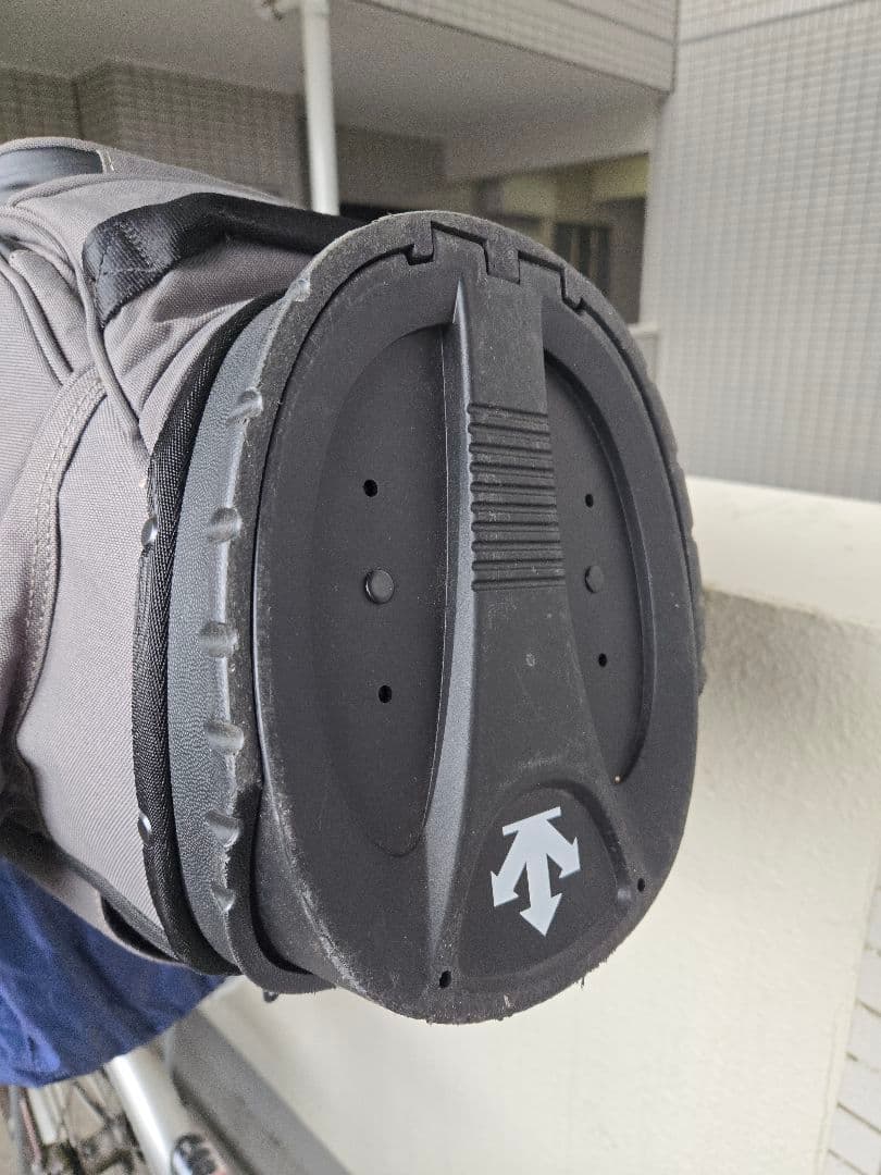 DESCENTE グレー キャディバッグ