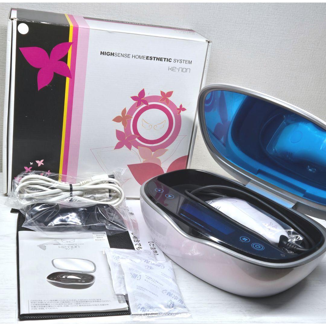 ほぼ未使用/付属品完備】脱毛器 ケノン Ke-non 8.6 パールホワイト