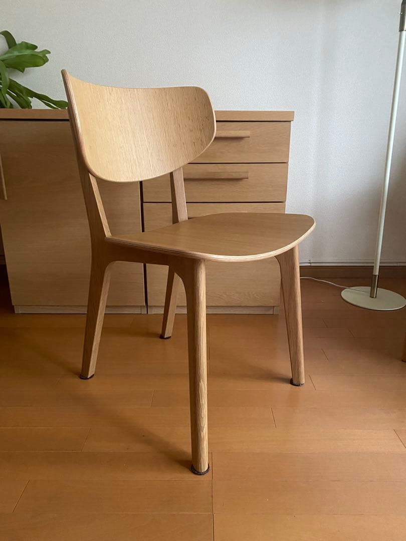 【April】マルニ木工 Roundishチェア（板座) オーク 1脚 ①