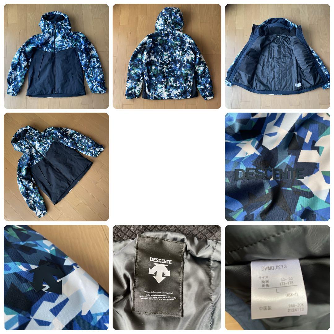デサントDESCENTEスキーウェア　上下セット　デモチーム　中古　サイズL