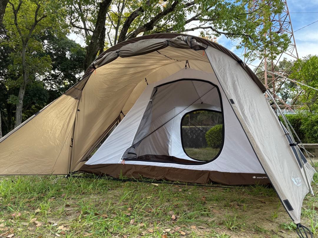 39800円からお値下げ⭐︎ peak ランドネストドームM タープ付き