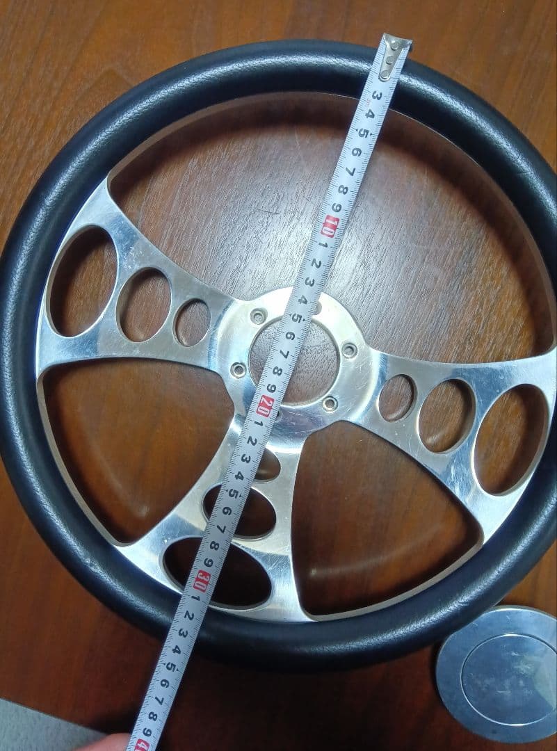 ビレット風　カスタム　ステアリングホイール　ハンドル