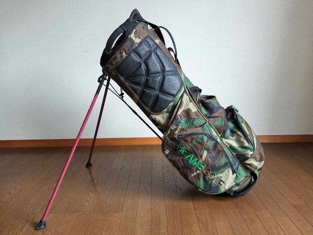 ブリーフィング ビームスゴルフ 迷彩 カモフラ BRIEFING キャディバッグ