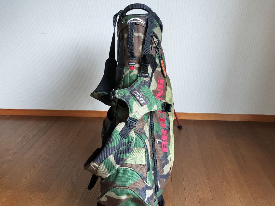 ブリーフィング ビームスゴルフ 迷彩 カモフラ BRIEFING キャディバッグ
