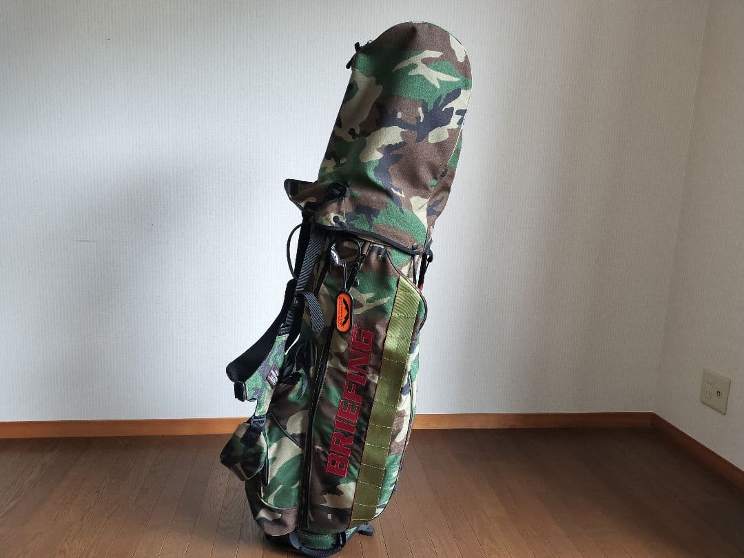 ブリーフィング ビームスゴルフ 迷彩 カモフラ BRIEFING キャディバッグ