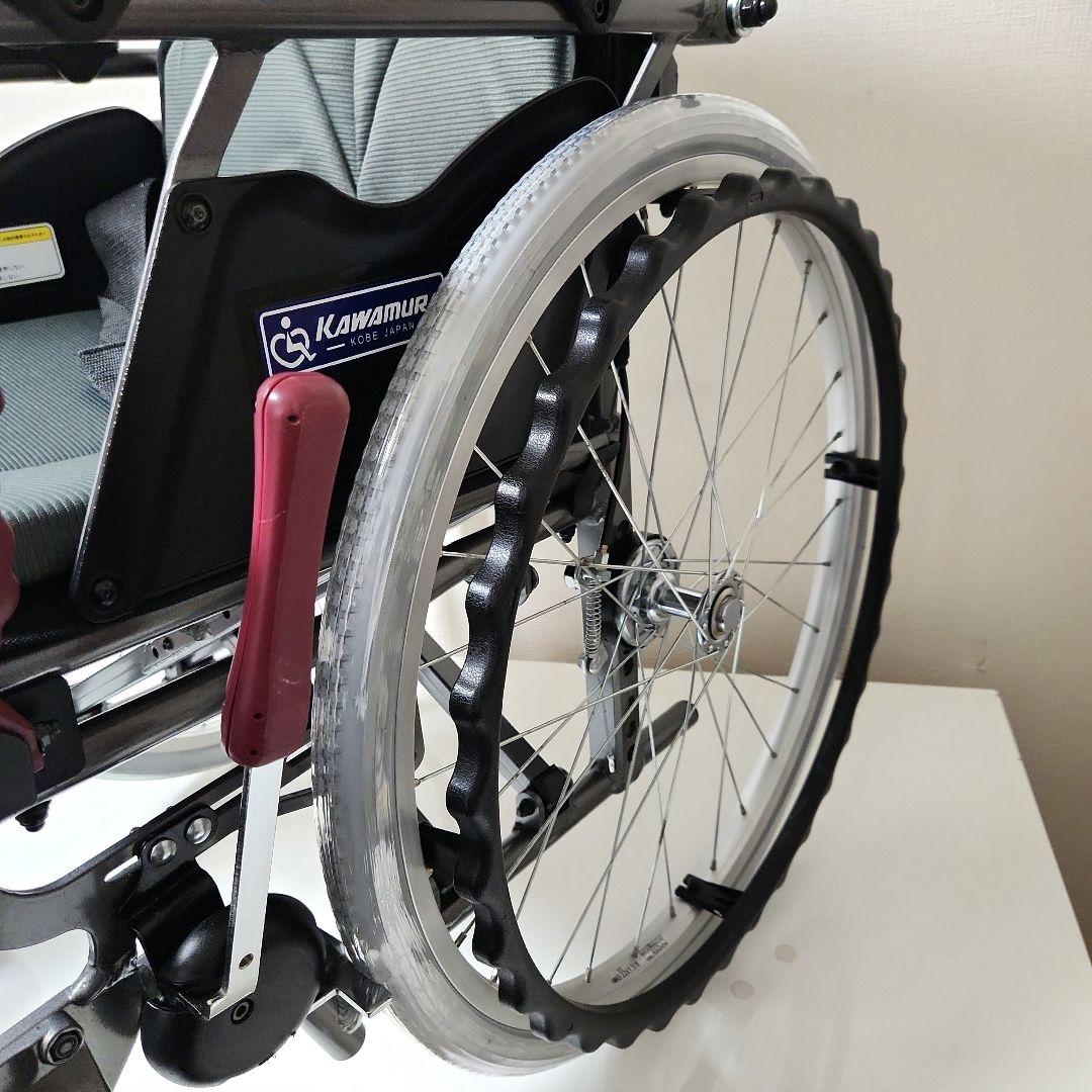 カワムラサイクル　自走用　多機能　ノーパンクタイヤ　車椅子　KMD-B22