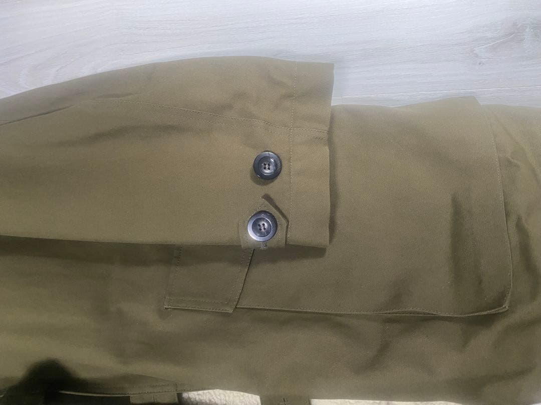 【HHHさん専用】LOEWE オリーブ色モッズコート シェルパ襟付き