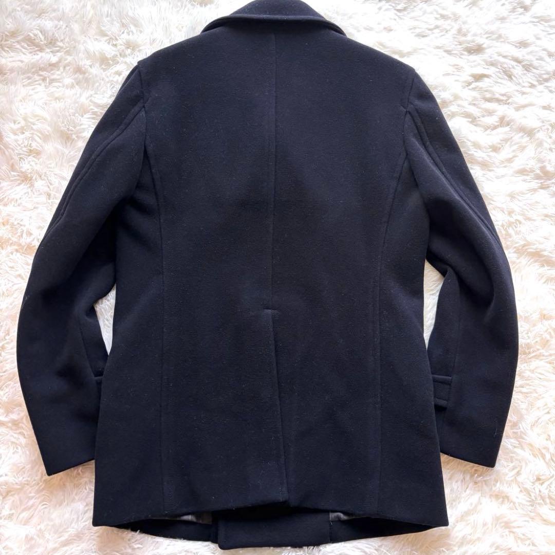 ✨美品✨トゥモローランド　ピーコート　カシミヤ混　ストライプ裏地　中綿入り　M