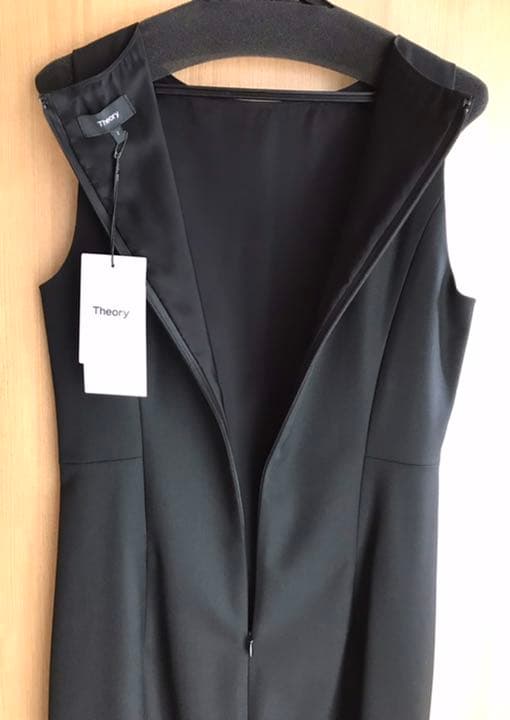 Theory☆セオリー ノースリーブワンピース　2 黒 定番