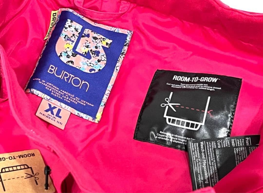 h871美品　BURTON バートン　スノーボードウェア　上下3点セット