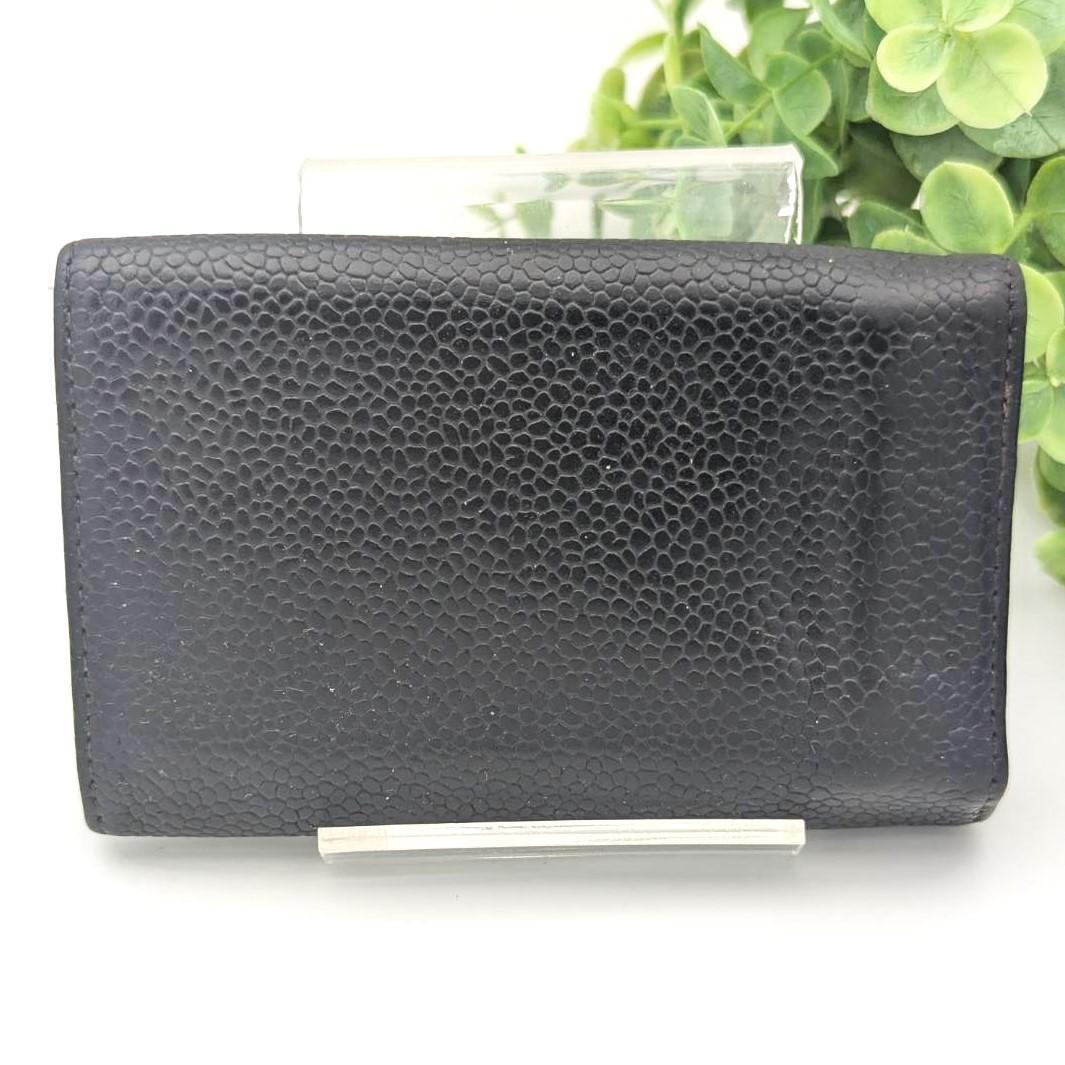 【美品】シャネル キーケース ６連 キャビアスキン ココマーク CHANEL