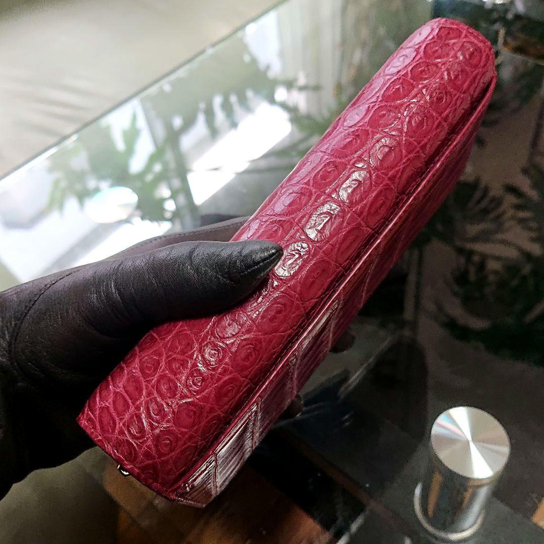 ♦️新品未使用品♦️Sanpo三宝コッコクリスターロ ♦️クロコ長財布