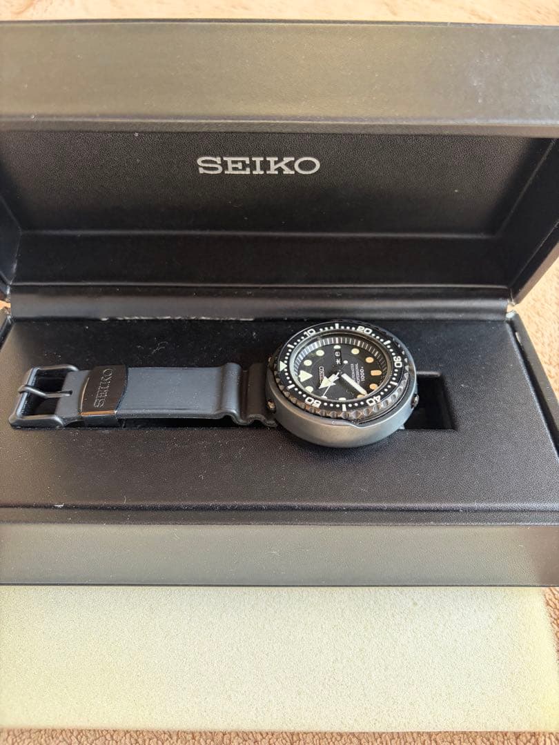 SEIKO MARINEMASTER SBBN025 ツナ缶 1000mm - メルカリ