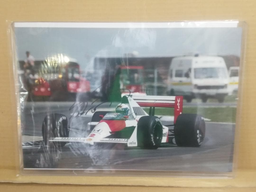 97 F1レーシングドライバー アラン・プロスト 直筆サイン入り写真 証明