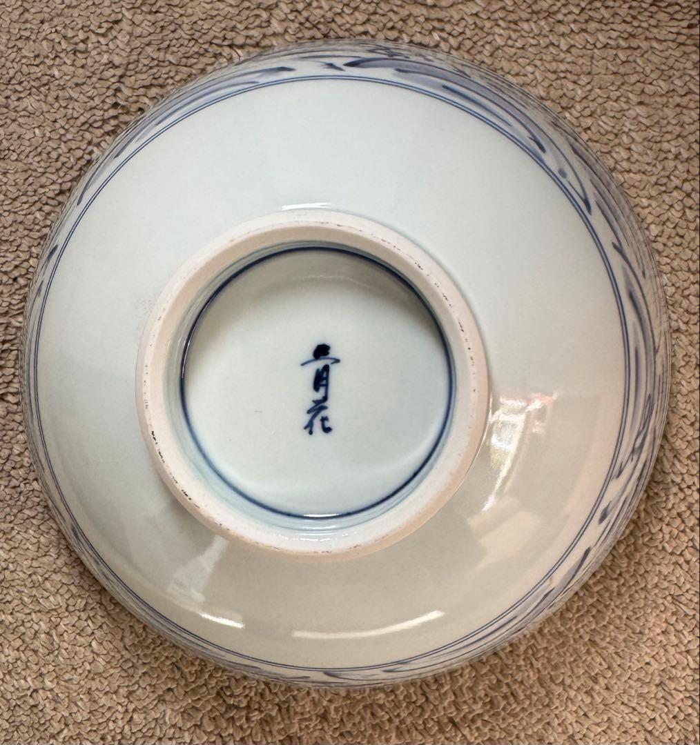 青花　どんぶり
