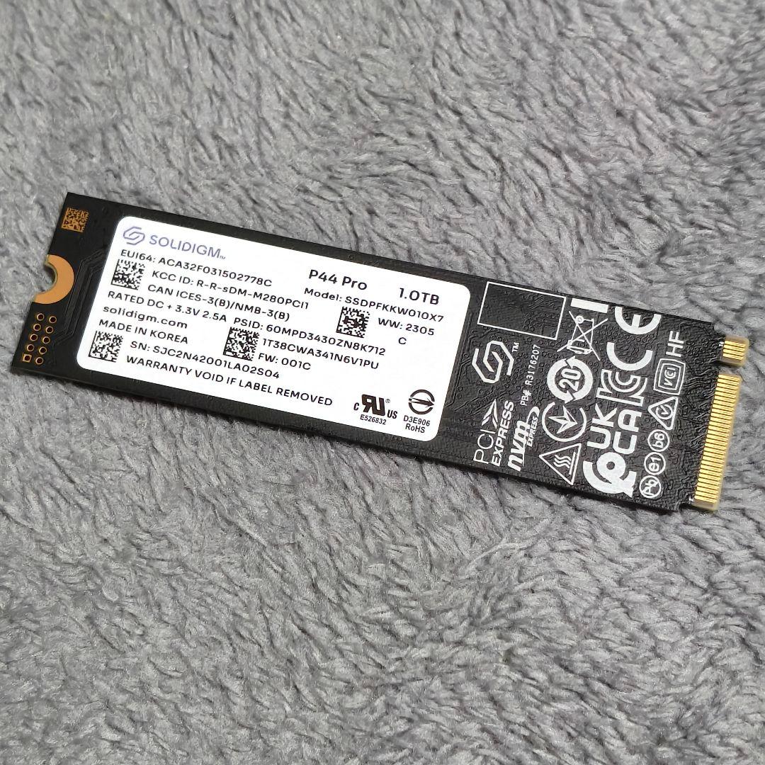 即発送 Solidigm P44 Pro SSD M.2 2280 1TB ②