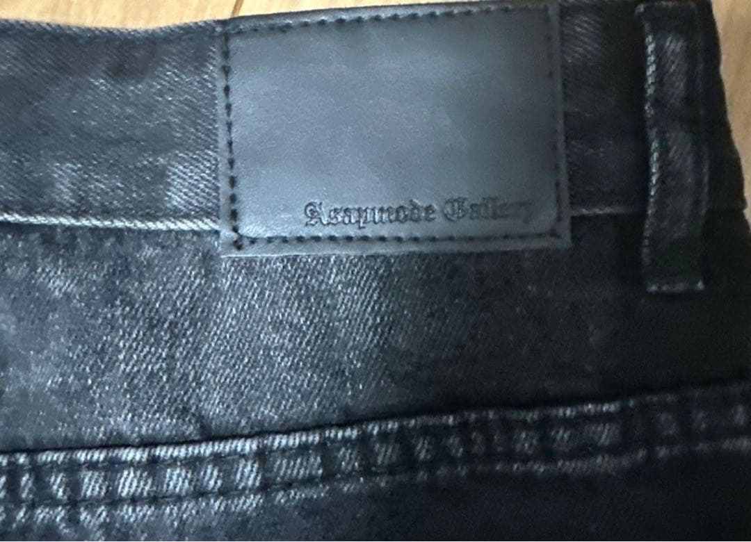 完売品 A$APMODE スーパーバギーデニム ブラック