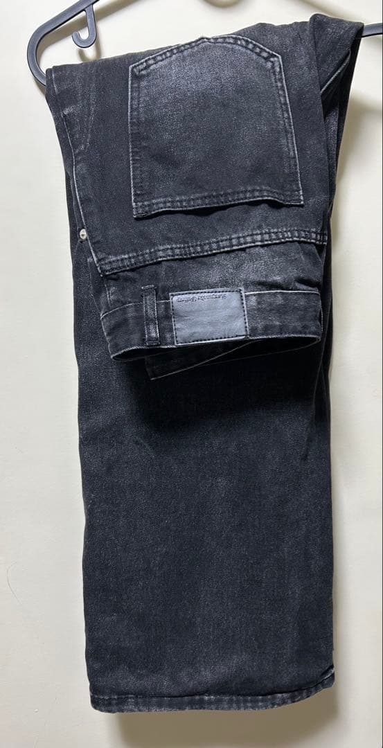 完売品 A$APMODE スーパーバギーデニム ブラック