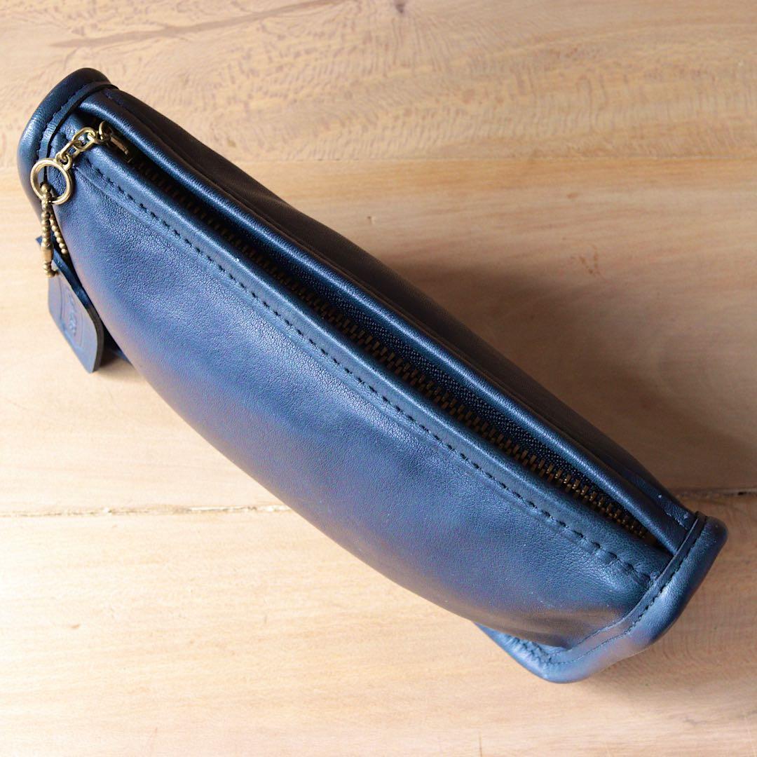コーチ VINTAGE COACH CHUNKY CASE 7165 BLUE - メルカリ