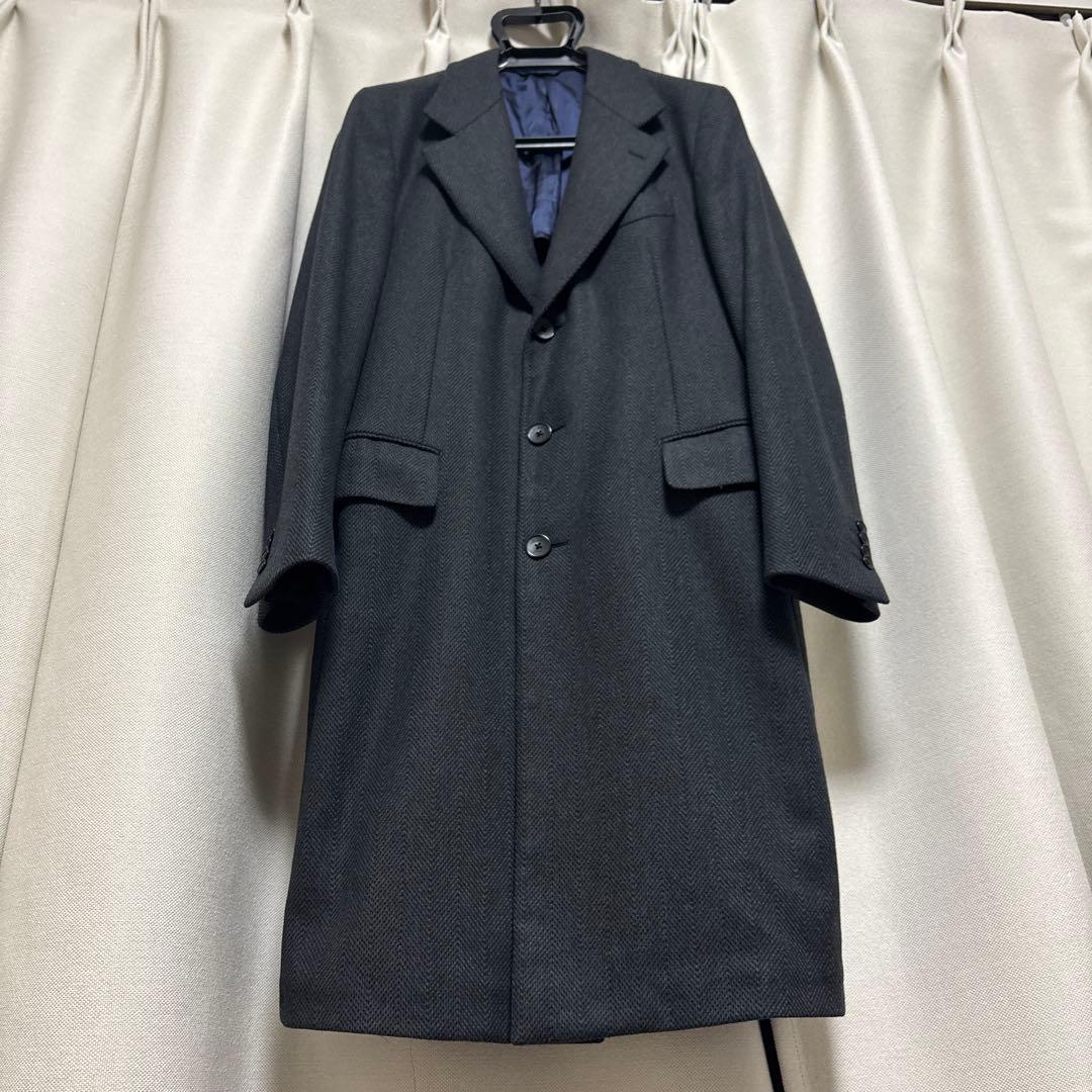 モモンガ様　Belvest極上ウール100％ チェスターコート 48 イタリア製