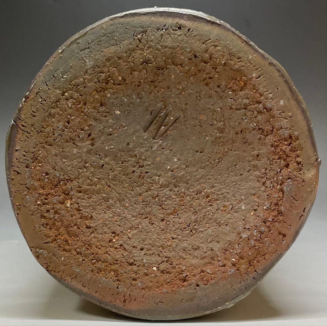 人間国宝 伊勢崎淳 備前耳付花生 花入 備前焼四方桟共箱 m5855 - メルカリ