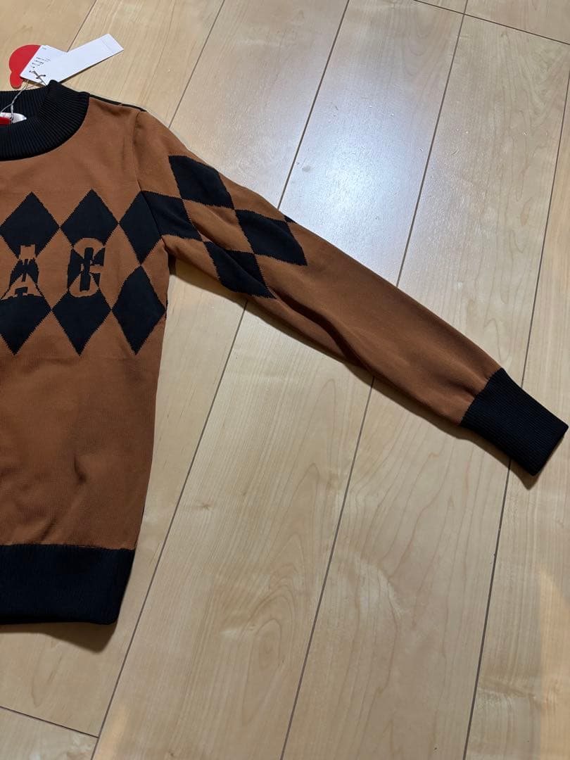 WAAC ダイヤモンドパターン セーター　新品未使用　サイズ1