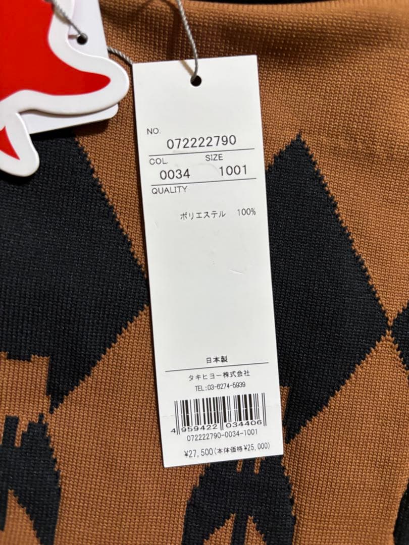 WAAC ダイヤモンドパターン セーター　新品未使用　サイズ1