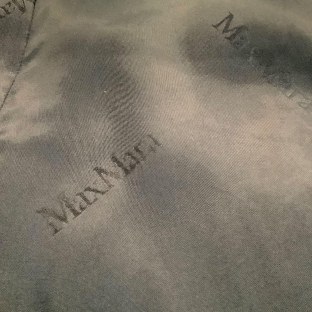 Max Mara マニュエラ　ネイビーキャメル100％コート　サイズ38