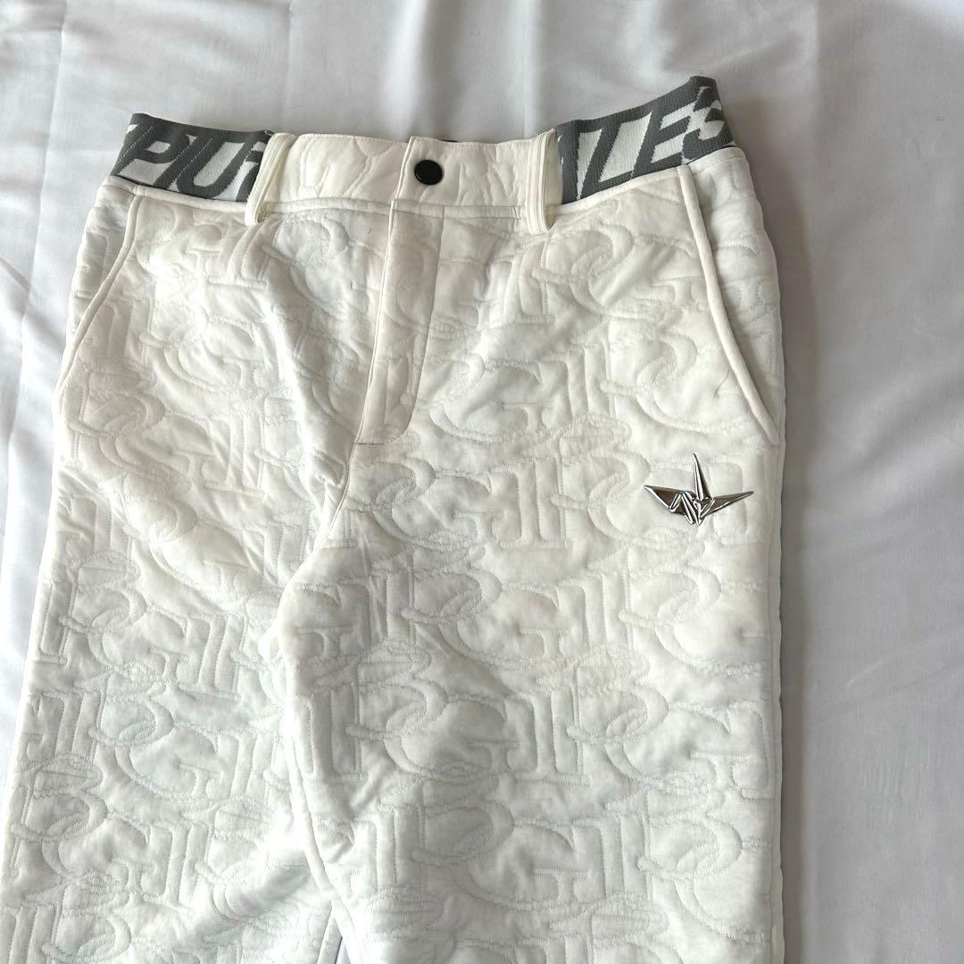 1PIU1UGUALE3 GOLF RIB PANTS リブ パンツ ロゴ
