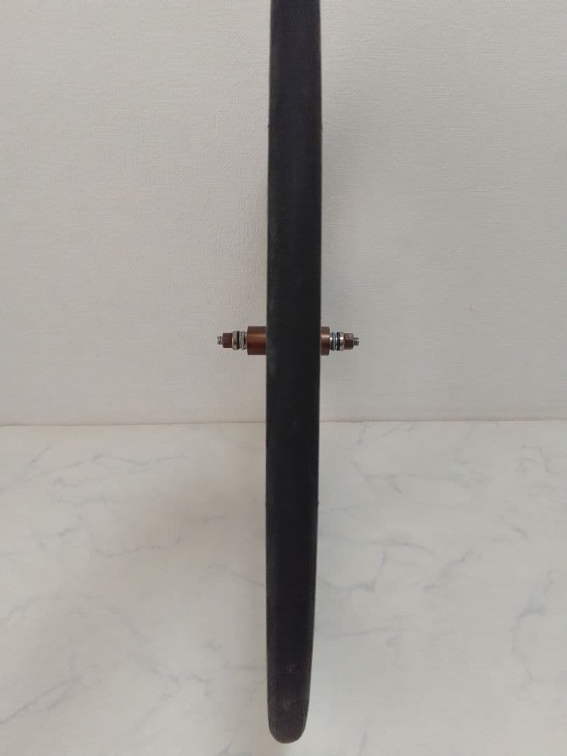 カーボンホイール フロント ノーブランド バトンホイール 5本 ピスト 700c