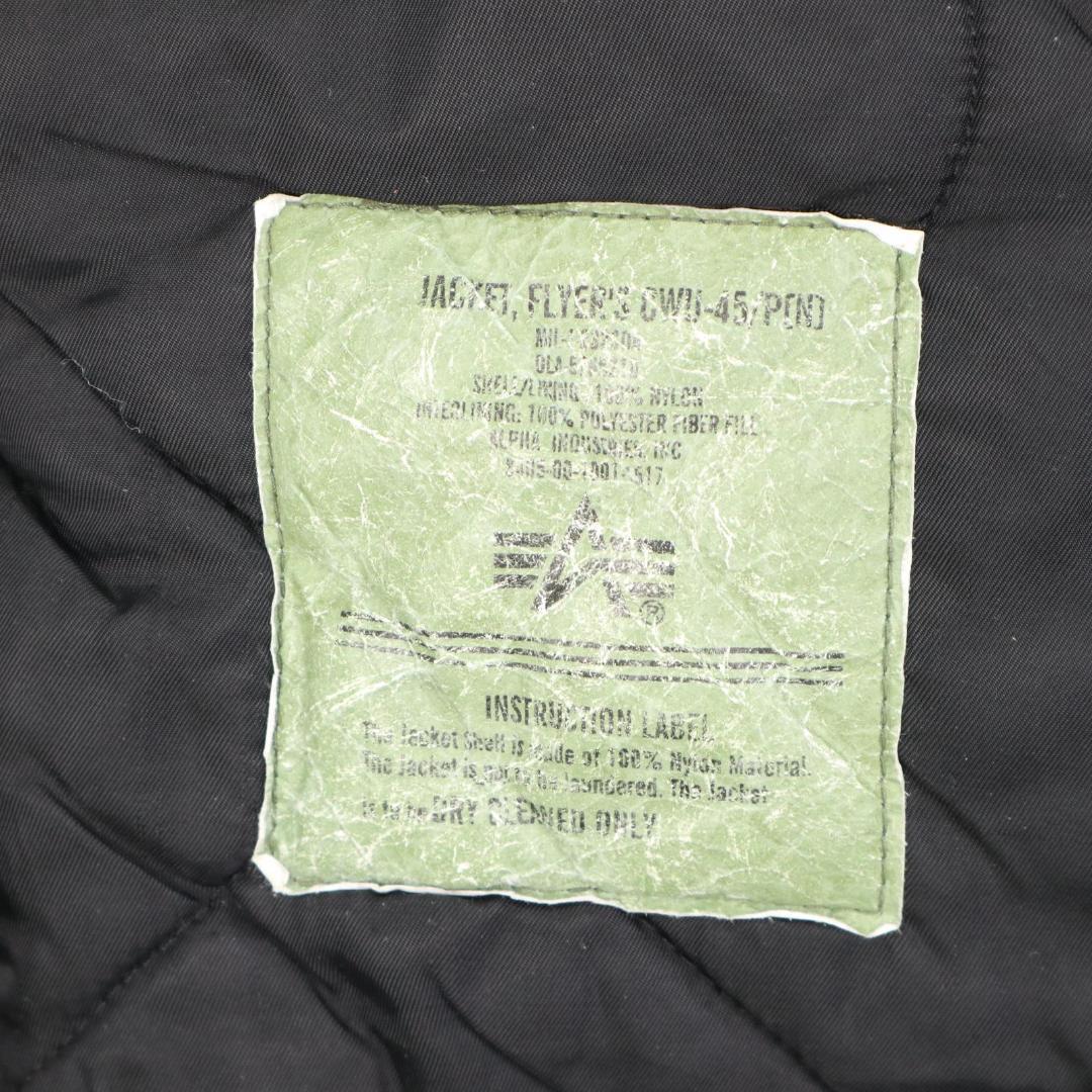 ALPHA アメリカ軍 CWU-45/P フライトジャケット XL USAF