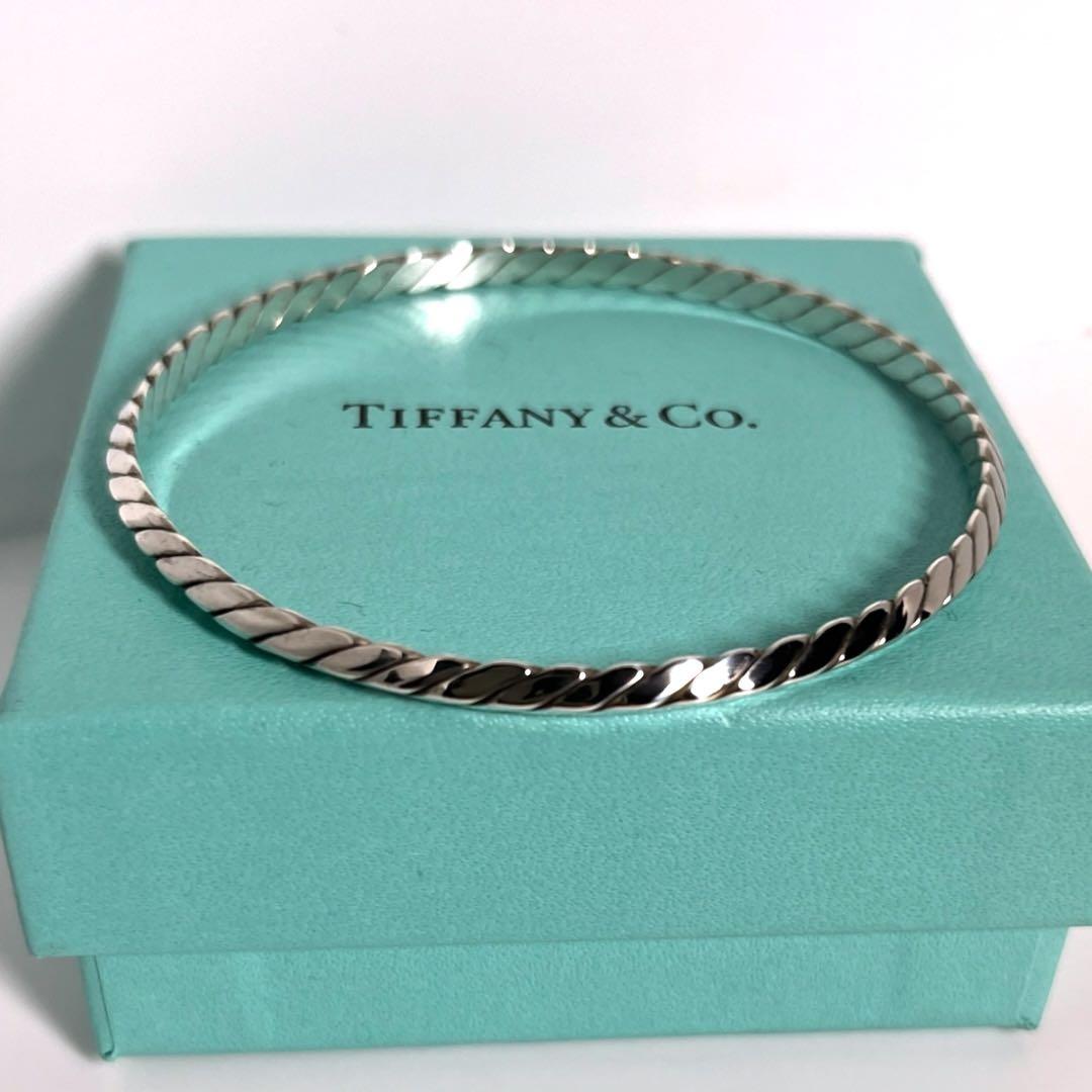 【ユーズド品】TIFFANY　Knife Edge Bangle　＊592