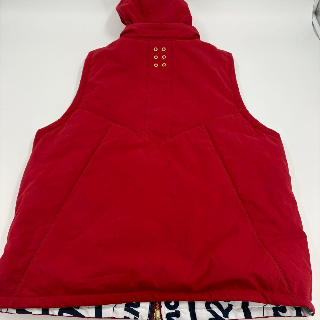 美品Russeluno ラッセルノ リバーシブル中綿ベスト 7 XLゴルフ748