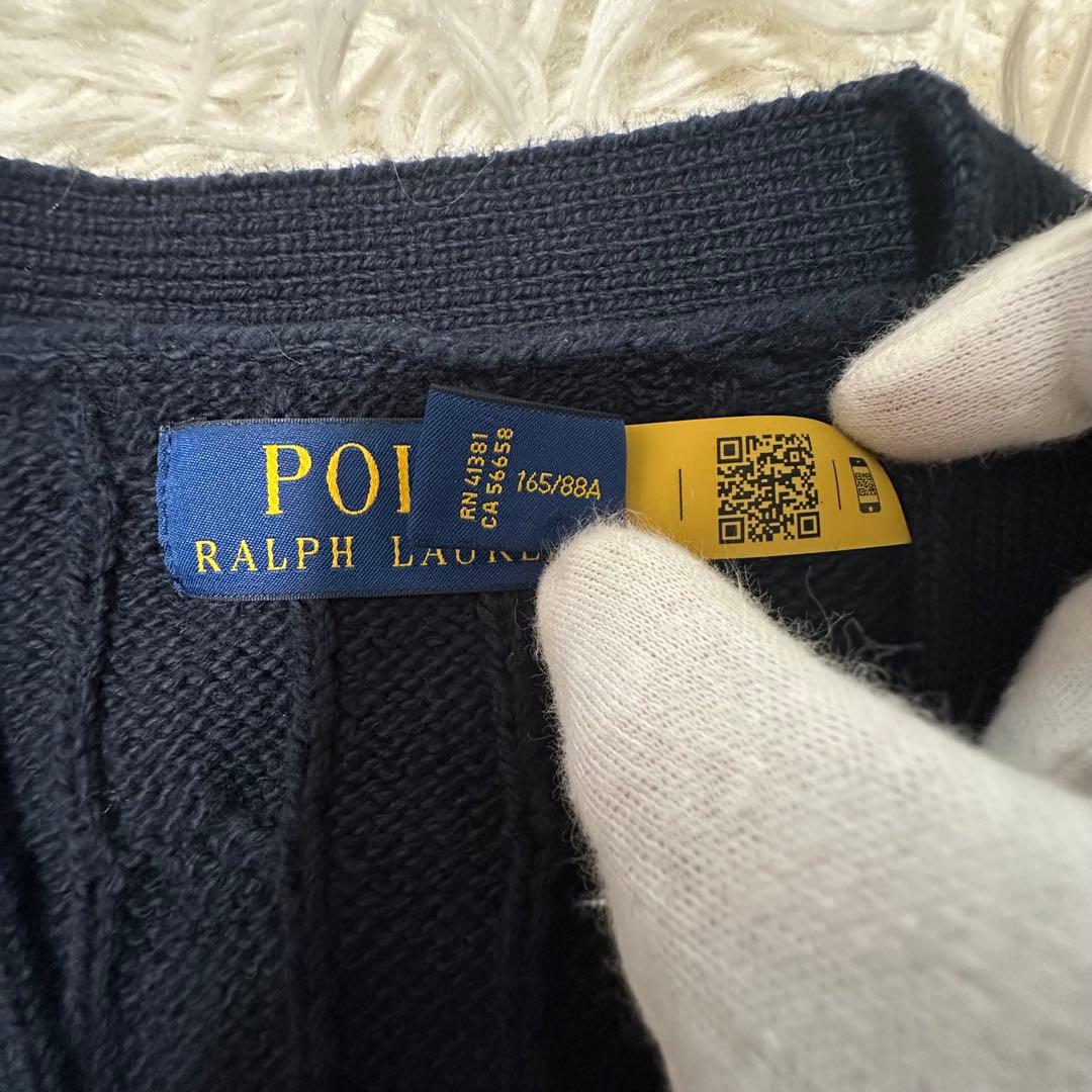 現行 QR ポロ ラルフローレン ケーブルニット ポニー刺繍 セーター ニット