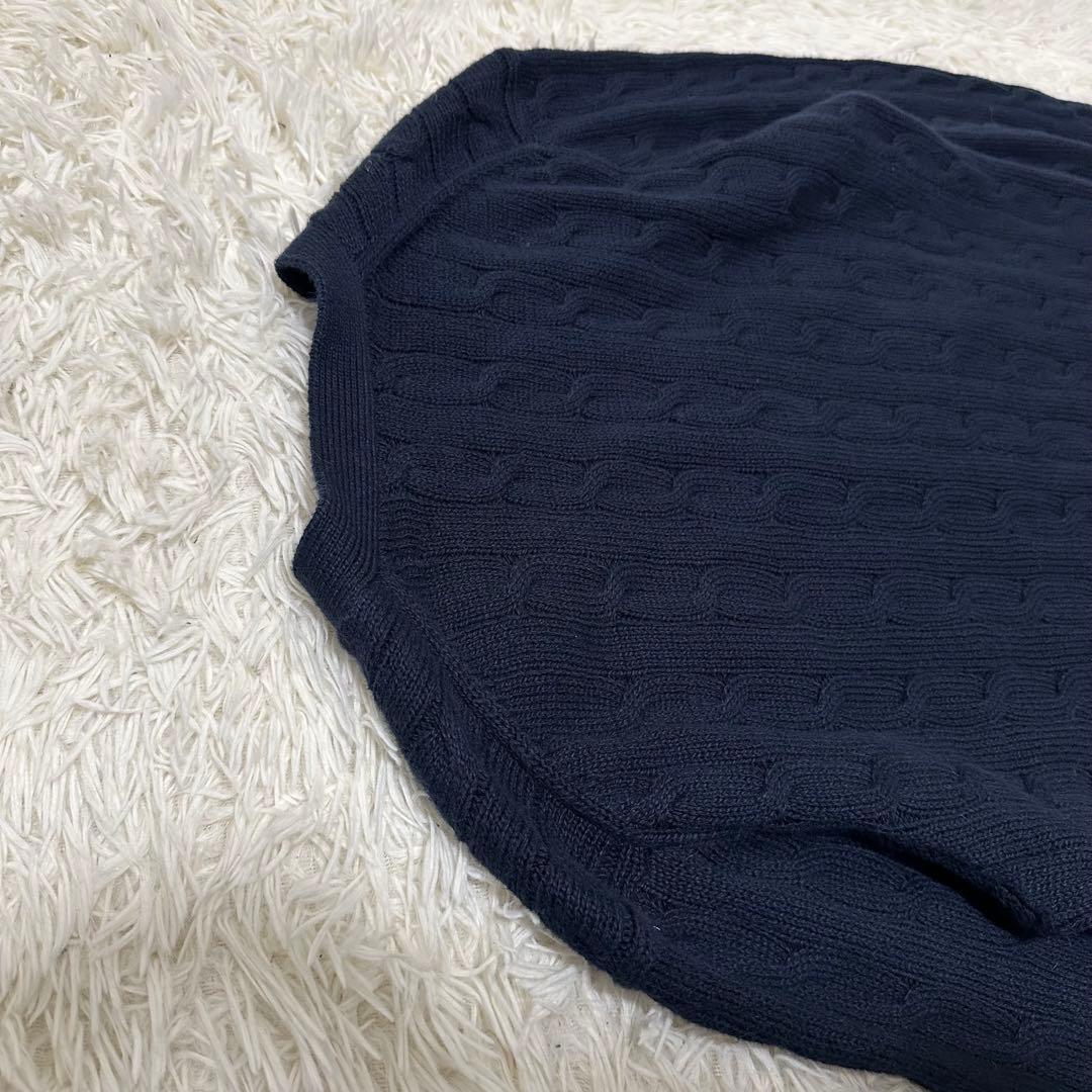 現行 QR ポロ ラルフローレン ケーブルニット ポニー刺繍 セーター ニット