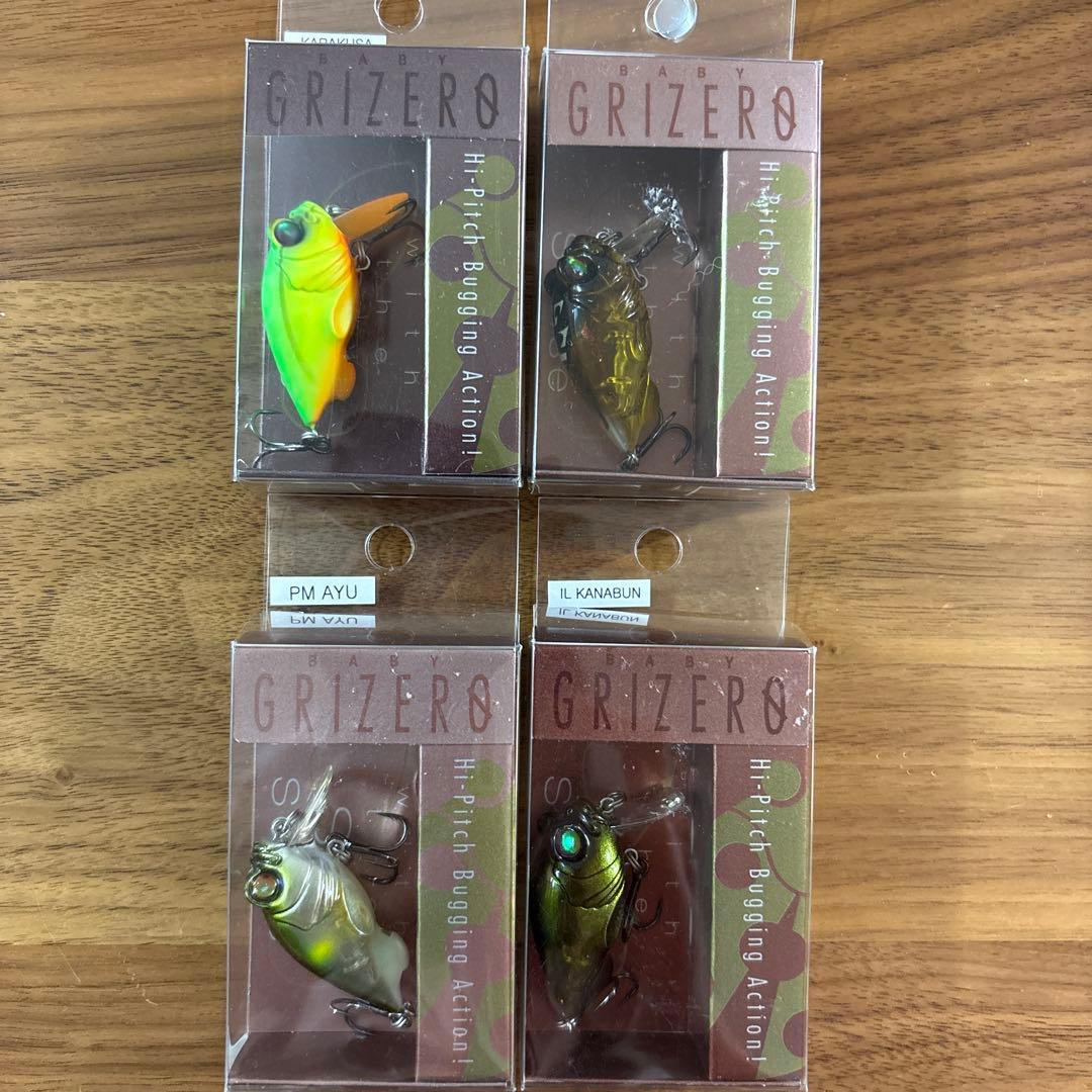 ☆新品☆メガバス　ベビーグリフォンゼロ　4個セット　唐草タイガー　シケイダー