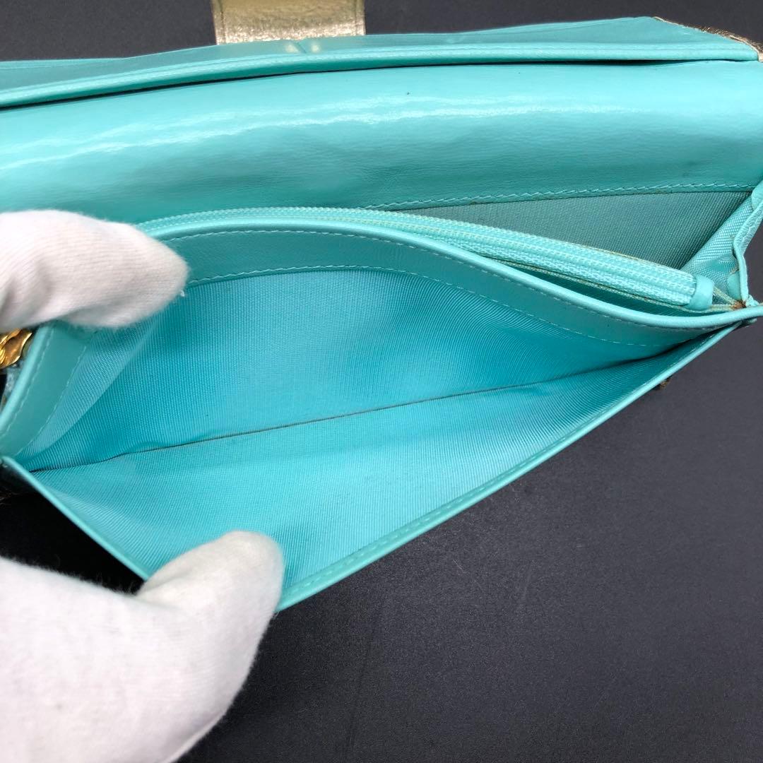 TIFFANY&Co. ティファニー 長財布 二つ折り レザー ゴールド