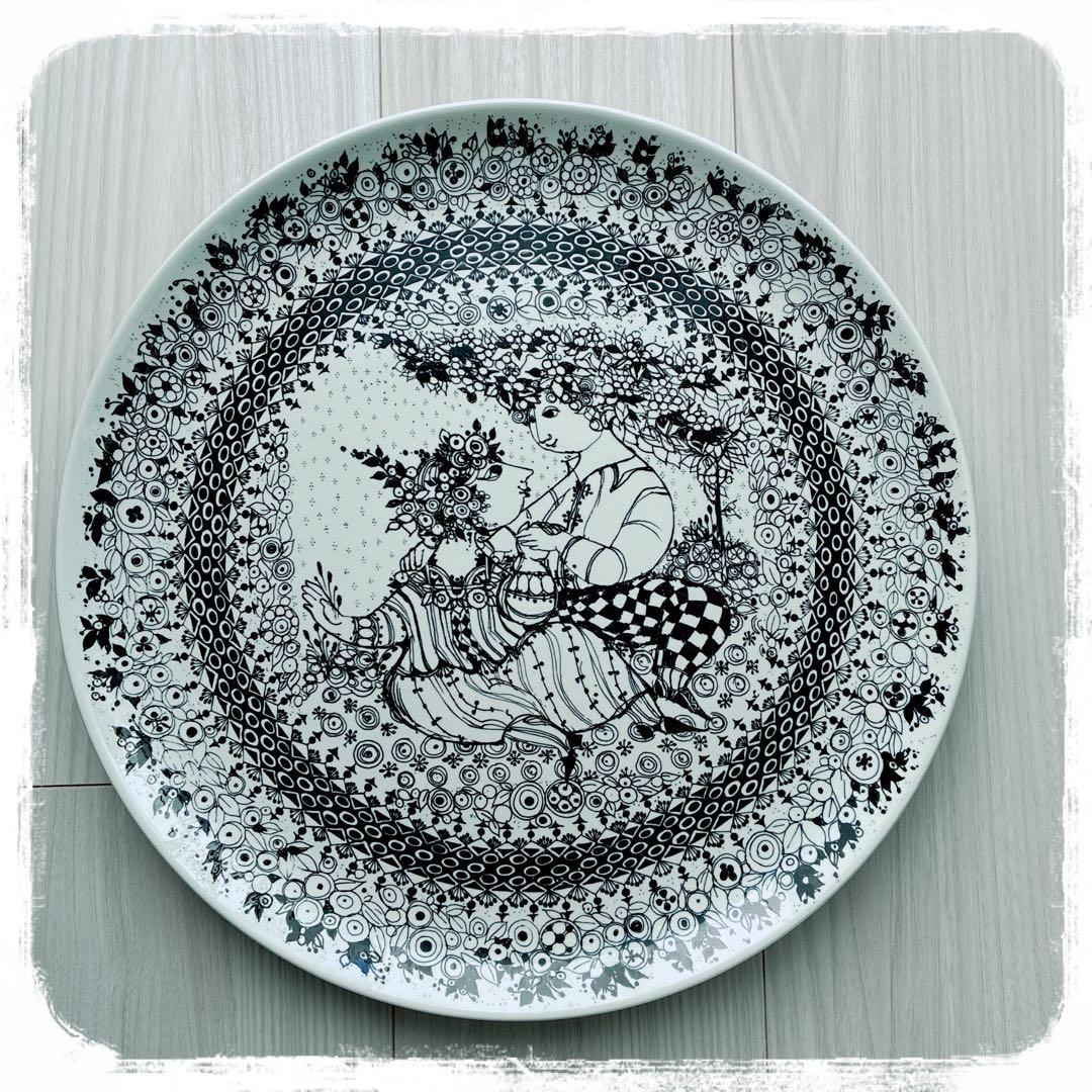 BJORNWIINBLAD 壁掛プレート春35cm NYMOLLE窯ヴィンテージ