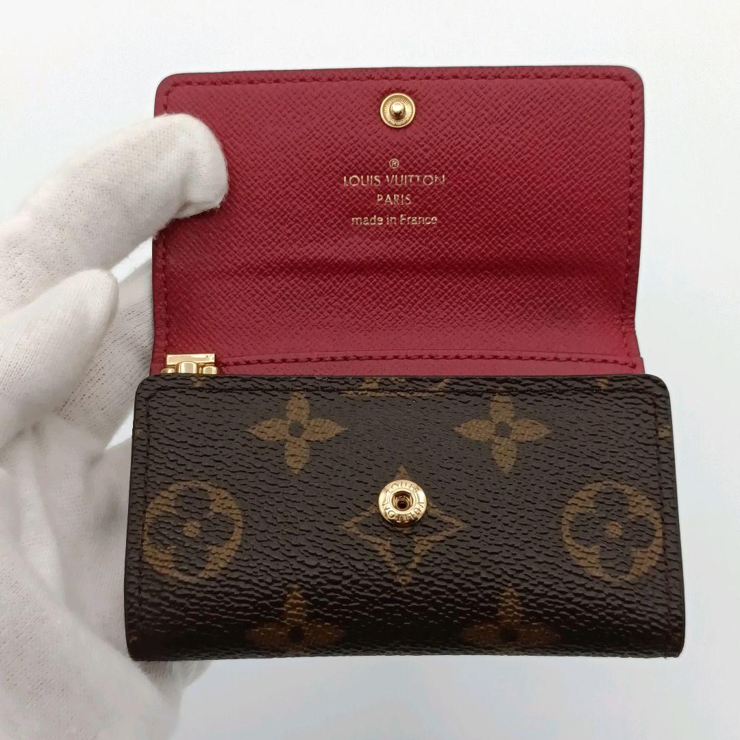 ルイヴィトン ミュルティクレ6 モノグラム フューシャ キーケース