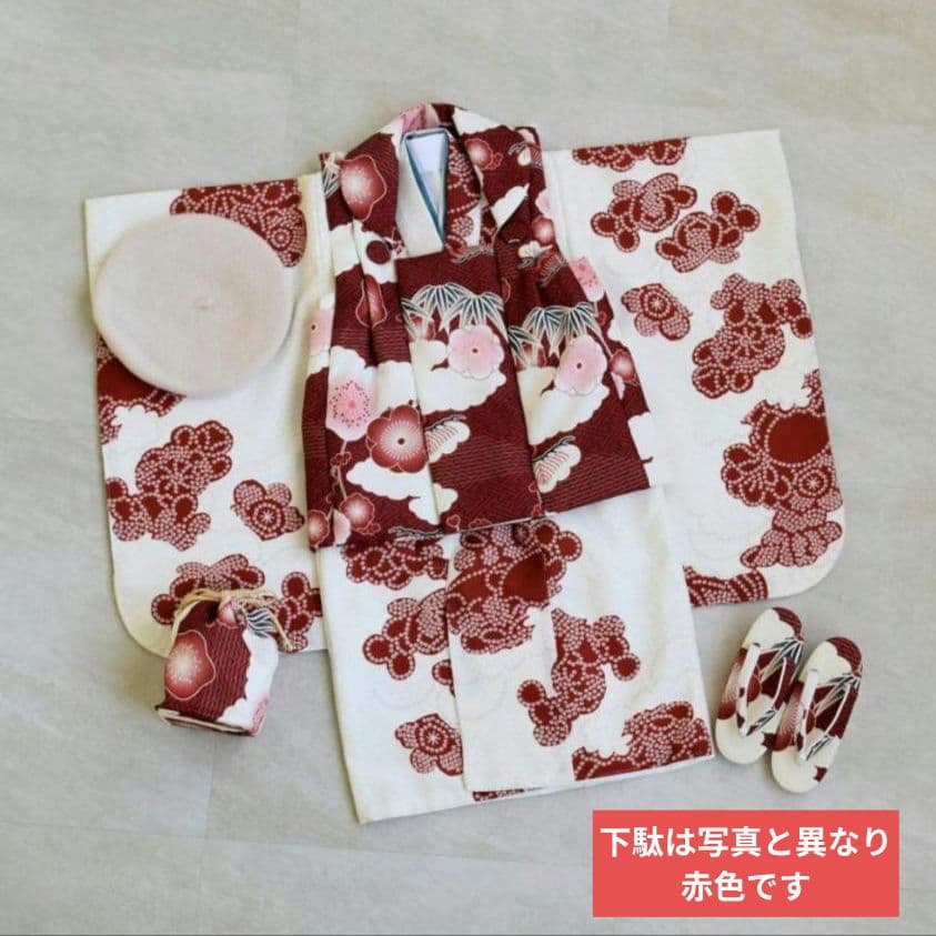 ❀限定価格　新品未使用　元禄梅模様×白百合色 絞り柄 レトロ 大正浪漫　ウタタネ