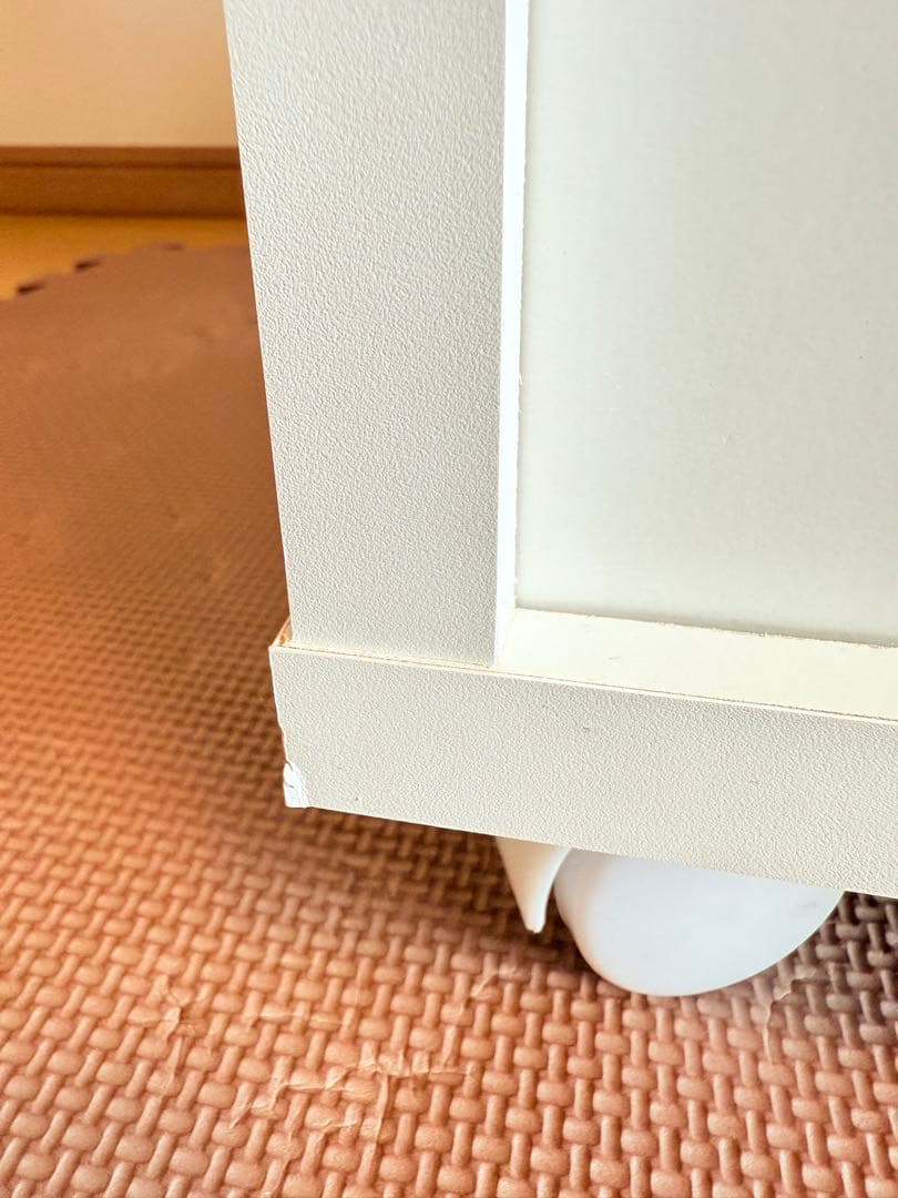 【りこ⭐︎】ホワイト オープンシェルフ 引き出し付き